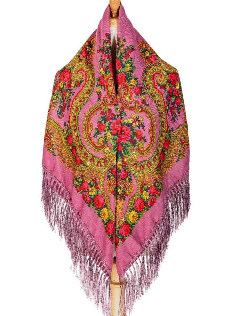 Bidani Heritage Shawl – Pink Rose Mix